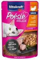 Vitakraft Poesie Deli Sauce indyk w sosie saszetka 85g