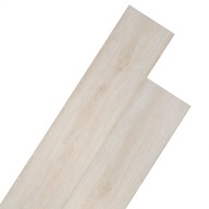Samolepiace podlahové panely z PVC 5,02 m² 2 mm biely dub