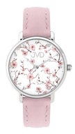 Dámske hodinky JVD J4193.2 ružové, kvety