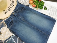 H&M - trapezowa spódnica jeans , stars r 140
