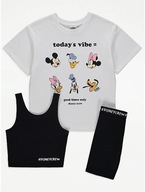GEORGE 3 balenie komplet na letné tričko + top + gamaše Mickey Mouse 110-116