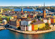 Puzzle Staré mesto Štokholm Švédsko 500 dielikov, značka CLEMENTONI.