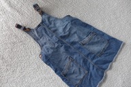 DENIM SUKIENKA JEANSOWA OGRODNICZKA 146-152