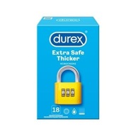 DUREX Extra Safe Prezerwatywy, 18 sztuk