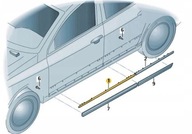 Volkswagen OE 3C0853515C lišta dverí L