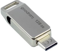 PenDrive GoodRam ODA3 128GB USB 3.2 / USB-C Pamięć przenośna Srebrny
