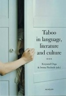 Taboo in language, literature and culture