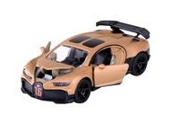 Auto Bugatti Chiron Pur Sport kovové hnedé 1:64 Majorette