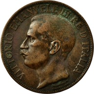 Moneta, Włochy, Vittorio Emanuele III, 10 Centesim
