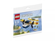 Oryginalne LEGO 30540 Creator - Żółty Samolot Dwuśmiglowy Klocki NOWE