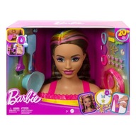Barbie Hlava Pre Styling Neónová Dúha Príslušenstvo HMD80
