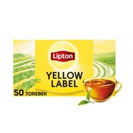 Herbata czarna ekspresowa Lipton YELLOW LABEL 50 torebek 100g