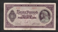 BANKOVKA MAĎARSKO - 100 pengo - 1945 rok