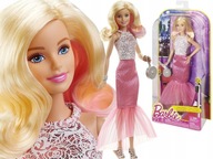 LALKA BARBIE MODNY BAL BLONDYNKA AKCESORIA MATTEL RÓŻOWA SPÓDNICZKA