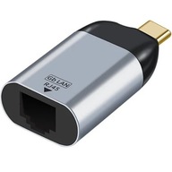 ADAPTER MINI KARTA SIECIOWA USB-C RJ45 LAN ETHERNET 10/100/1000Mbps V7