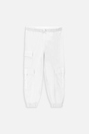 Dievčenské Teplákové Nohavice 146 Biele Coccodrillo WC4
