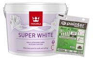 TIKKURILA SUPER WHITE 10L BIELA FARBA LATEX + F