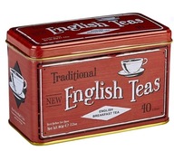 NEW ENGLISH TEAS Angielska Herbata English Breakfast Tea Puszka 40 szt