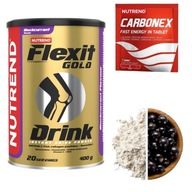 FLEXIT GOLD DRINK 400G ČIERNE RÍBEZLE REGENERÁCIA KĹBOV + carbonex 1tabs