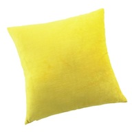 Etui na sofę welurową żółte 60x60cm