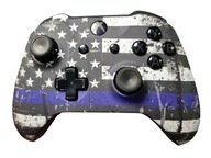 30. PAD KONTROLER XBOX ONE SERIES S X PC CUSTOM US FLAG + GUMOWANE GRIPY