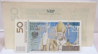 50 ZŁ JAN PAWEŁ 2005 2006 banknot