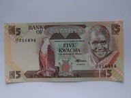 [B3156] Zambia 5 kwacha UNC