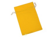 Woreczek materiałowy 8x12 cm (mały) - żółty