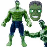 Figurka Hulk 30cm Duża Ruchoma + Maska Superbohater Marvel Avengers Dźwięk