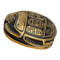 Klasická dekorácia egyptského amuletu Skarabeus