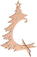 STOJAN NA BÁBOVKU Drevený vianočný stromček