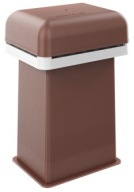 KOMÍNOVÁ NASADA NÍZKA 333 mm RAL 8017