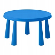 Ikea stolik dziecięcy mammut niebieski