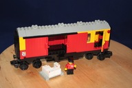 Lego Train 7819 Postal Container Wagon Covered