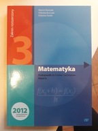 Matematyka 3 Podręcznik Zakres rozszerzony