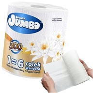 Papierová utierka JUMBO kuchynský sloník 300 listov biela savá