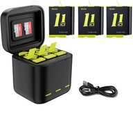 ŁADOWARKA BOX USB na 3x Akumulator Bateria do GoPro HERO 9 10 11 12 BLACK