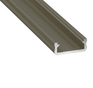 Profil aluminiowy listwa typ-D led mosiądz inox 2m