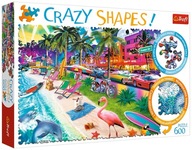 Puzzle 600-el. Crazy Shapes - Plaża w Miami 11132, Trefl