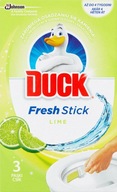 Duck Fresh Stick Lime Żelowe paski do wc 27g 3x9g