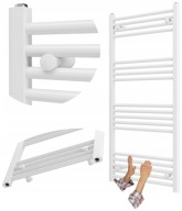 FÜRDŐSZOBAI RADIÁTOR FEHÉR LÉTRA 60x120 cm RADIÁTOR SZERELÉS 180° BRENO