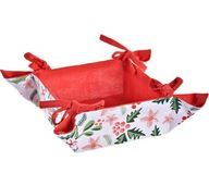 westwing PAMUT KENYÉRTARTÓ KOSÁR 30X30X10 cm