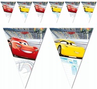 Girlanda URODZINOWA BANER FLAGI CARS 3 ZYGZAK 2,3m