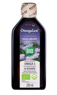 OLEJ LNIANY TŁOCZONY NA ZIMNO WYSOKOLINOLENOWY BIO 250 ml - OMEGALEN (BIOOI