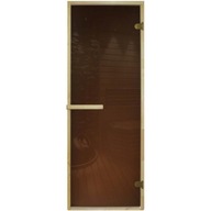 Drzwi do sauny brązowe 190x70