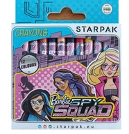 Kredki STARPAK BARBIE woskowe 12 kolorów wyprawka szkolna 3+