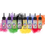 SADA tekutých farbív pre kreatívne hry, slime, kozmetiku 8x50 ml