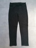 Cool club spodnie materiałowe legginsy dla dziewczynki 116-122 ciemnoszare