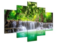 Obraz drukowany 150x105cm Tajlandia wodospad w Kan