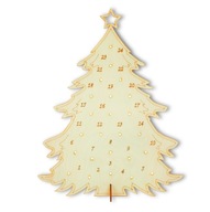 Adventný kalendár Vianočný stromček na Lízanky CHUPA CHUPS alebo iné drobnosti